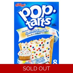 Frosted Confetti Cupcake Pop Tarts x 8 pastries